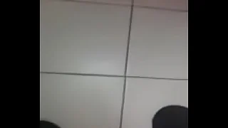 Masturbating